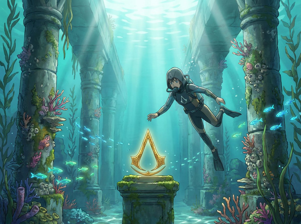 抖荫短视频海底遗迹探索动漫